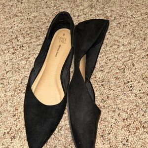 Time and Tru Women's Black Flats